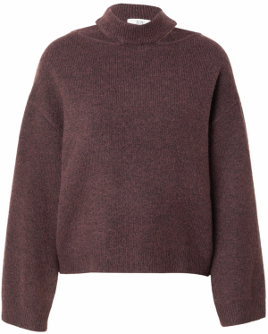 JDY Sveter 'JDYDEBBIE'  tmavohnedá