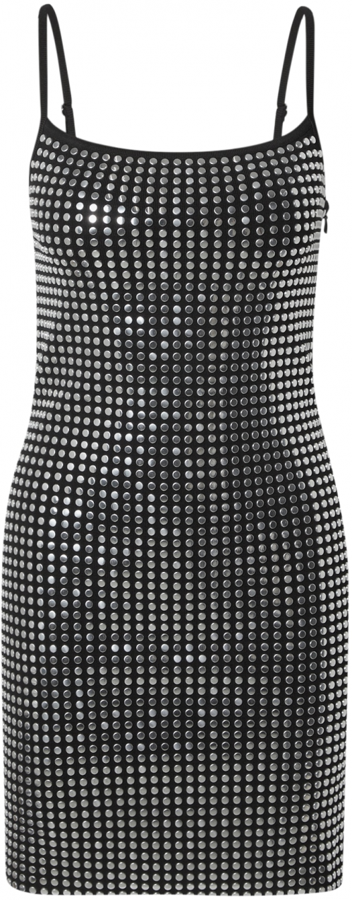 MICHAEL Michael Kors Šaty  čierna / strieborná