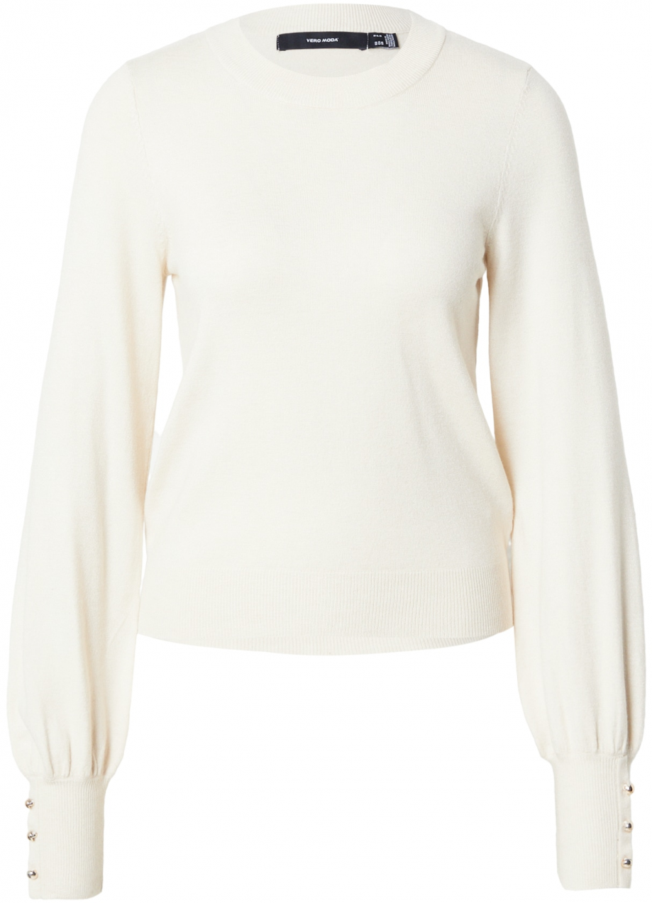 VERO MODA Sveter 'VMHAPPY'  krémová