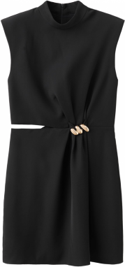 MANGO Šaty 'VANE'  čierna