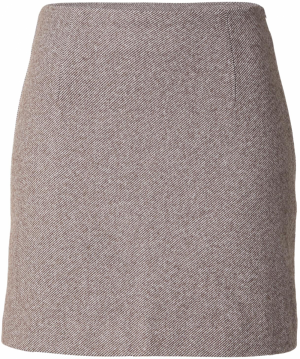 PIECES Sukňa 'PCRILEY'  mokka / tmavohnedá