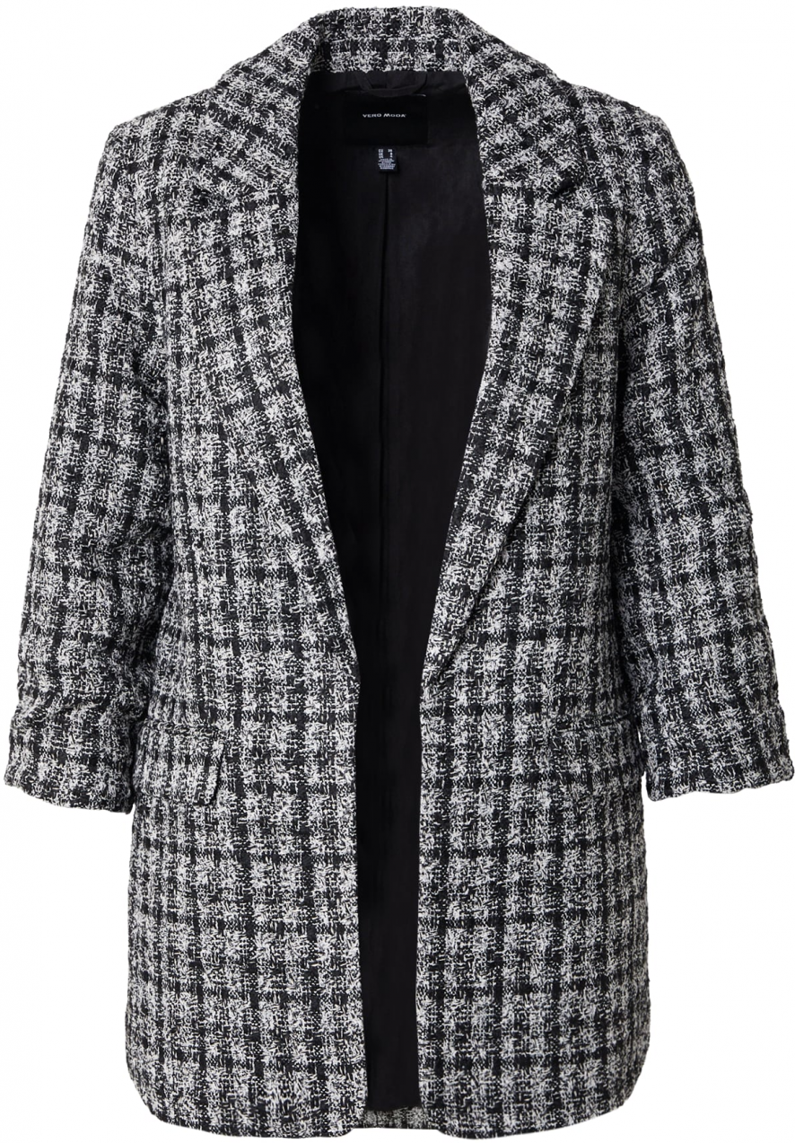 VERO MODA Blejzer  čierna / biela