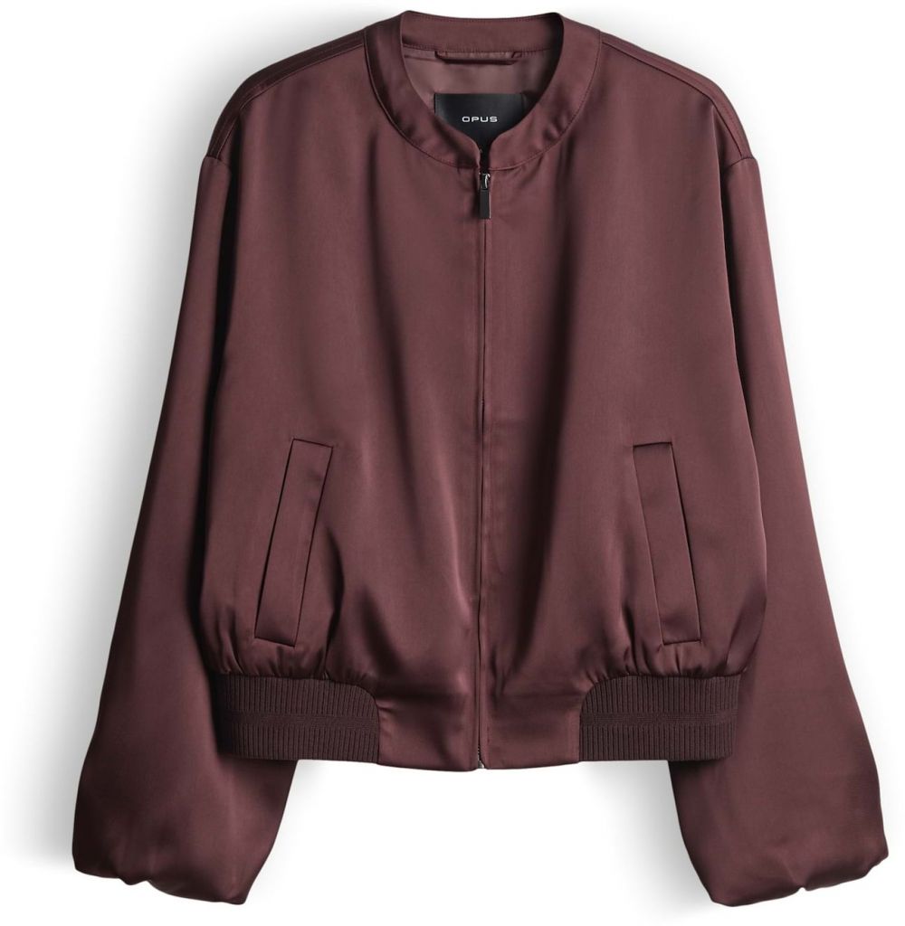 OPUS Prechodná bunda 'Jupita'  tmavofialová