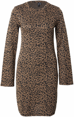 VERO MODA Šaty 'VMNELLA'  čokoládová / čierna