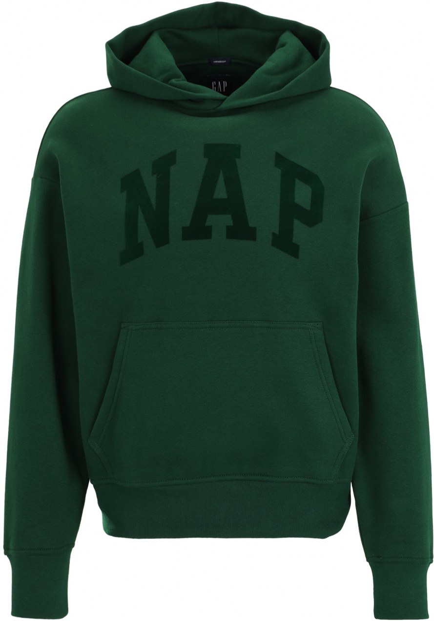 GAP Mikina 'NAP'  jedľová / tmavozelená