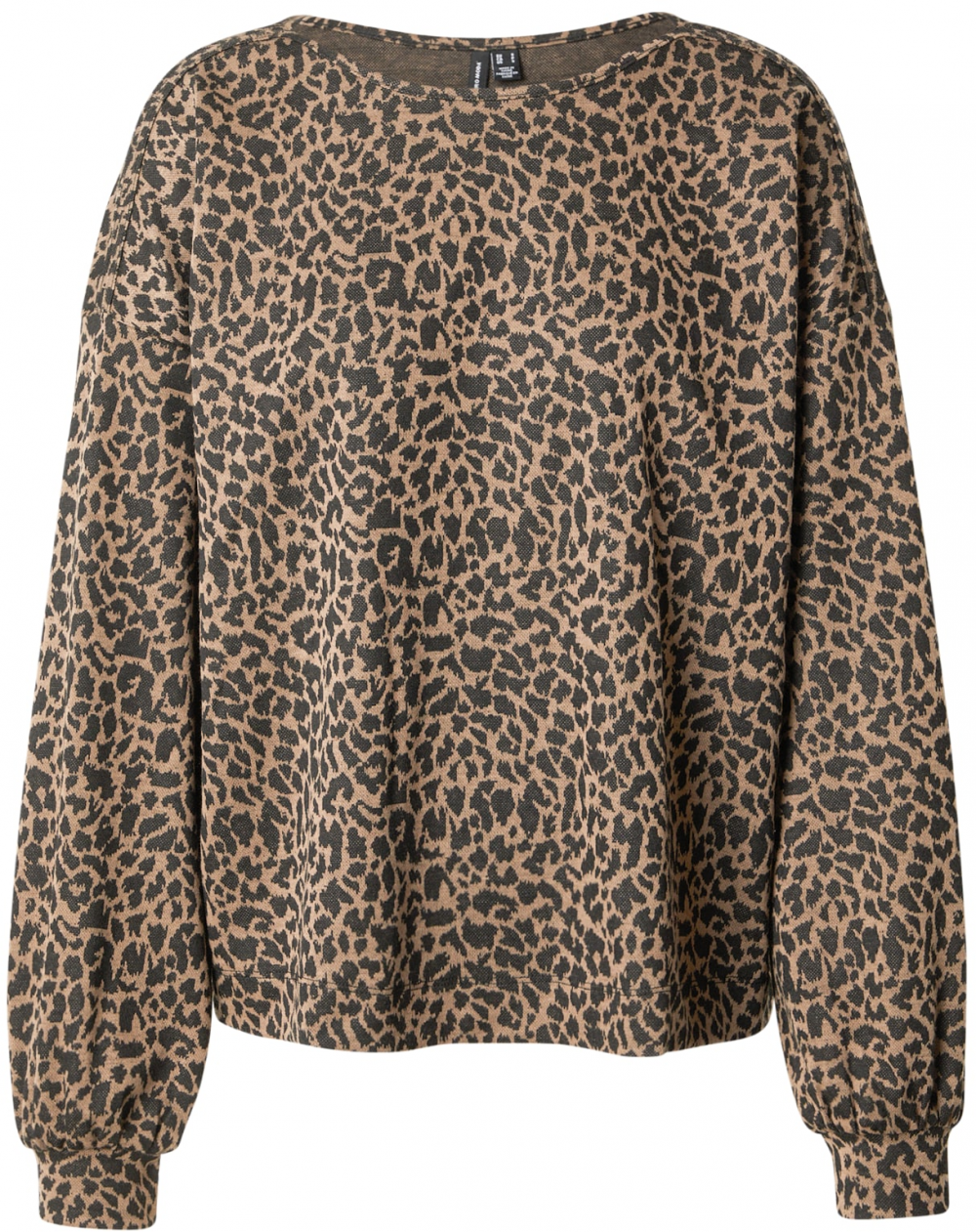 VERO MODA Tričko 'VMNELLA'  hnedá / čierna