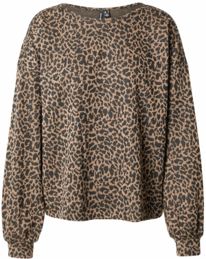 VERO MODA Tričko 'VMNELLA'  hnedá / čierna