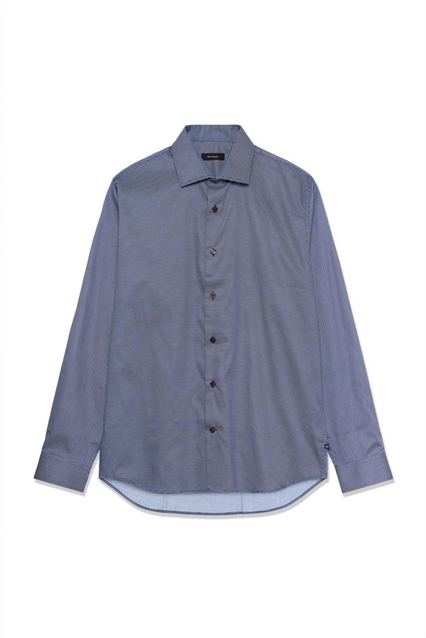 Matinique Košeľa 'MAtrostol'  tmavomodrá / opálová