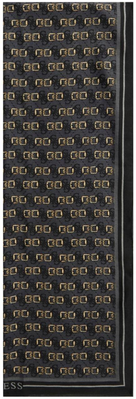 GUESS Šál 'KARNILLA'  svetložltá / tmavosivá / čierna