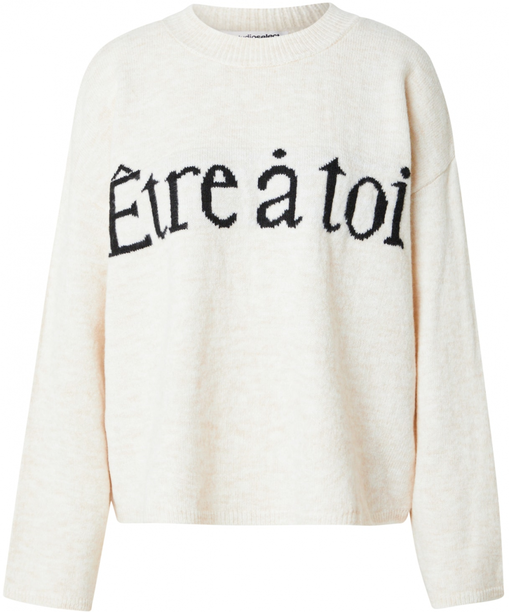 studioselect Sveter 'Suki'  krémová / čierna