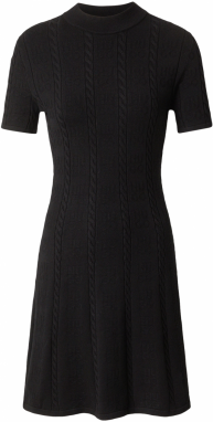 HUGO Pletené šaty 'Sinanty'  čierna