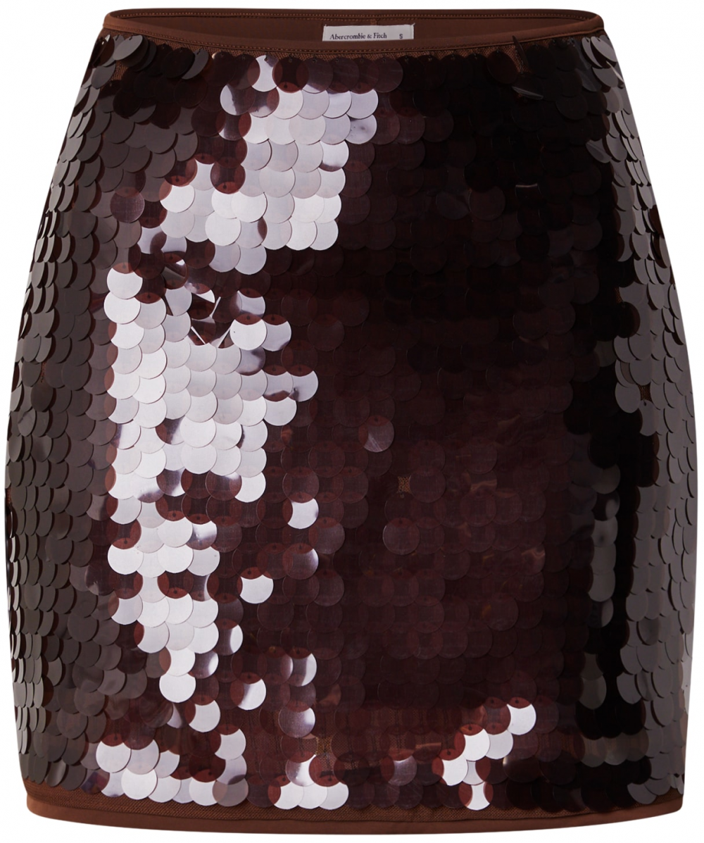 Abercrombie & Fitch Sukňa  hnedá