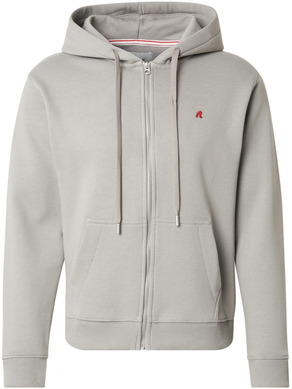 REPLAY Tepláková bunda  sivá