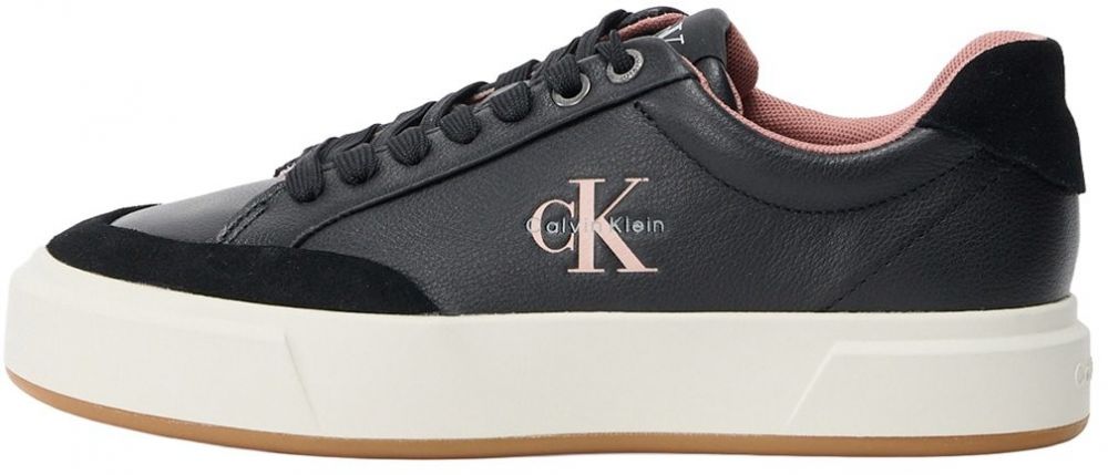 Calvin Klein Nízke tenisky  ružová / čierna