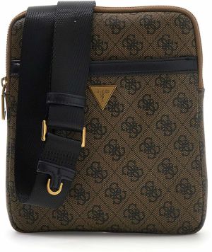 GUESS Taška cez rameno 'VEZZOLA'  hnedá / čierna