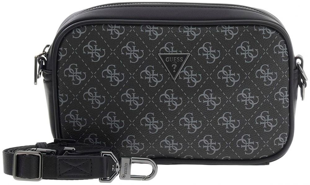 GUESS Taška cez rameno 'MILANO'  sivá / čierna