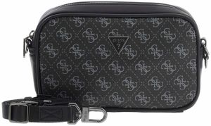 GUESS Taška cez rameno 'MILANO'  sivá / čierna