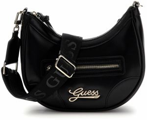 GUESS Taška cez rameno  čierna