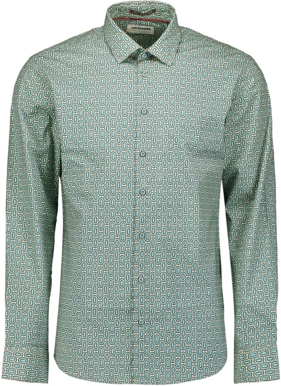 No Excess Košeľa  béžová / vodová / čierna