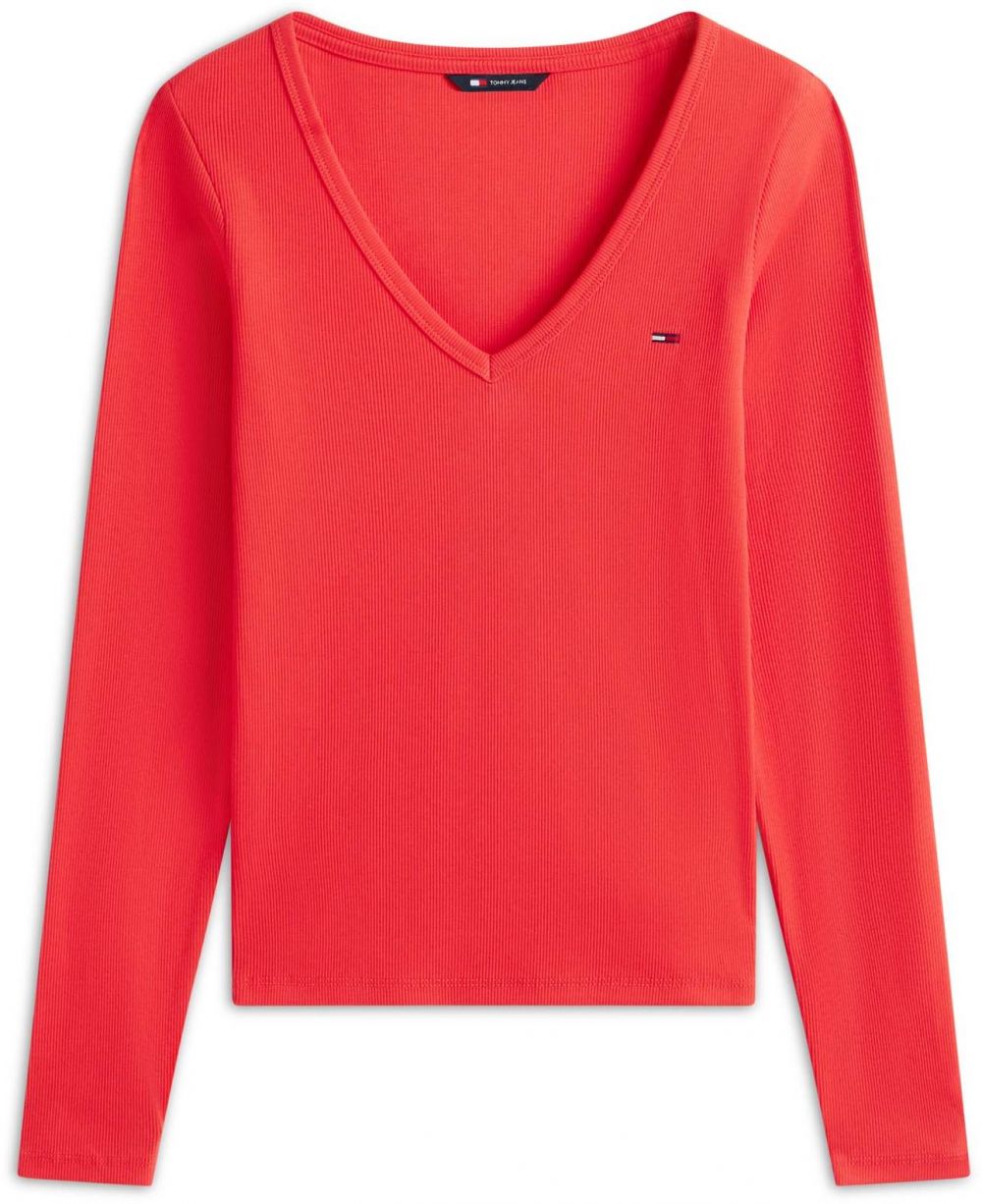 Tommy Jeans Tričko 'ESSENTIAL'  svetločervená