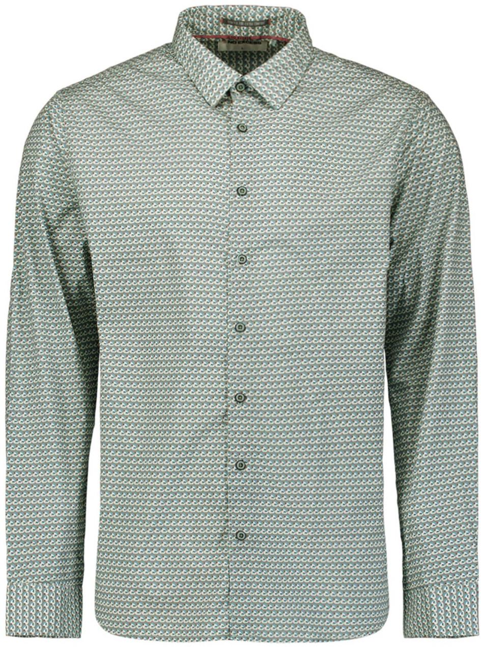 No Excess Košeľa  vodová / sivá / biela