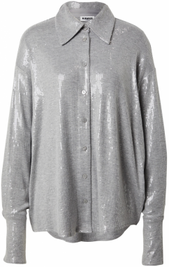 KAVAZI Tričko 'SEQUINS'  sivá