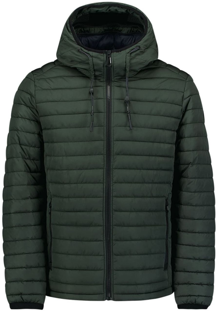 No Excess Prechodná bunda  tmavozelená