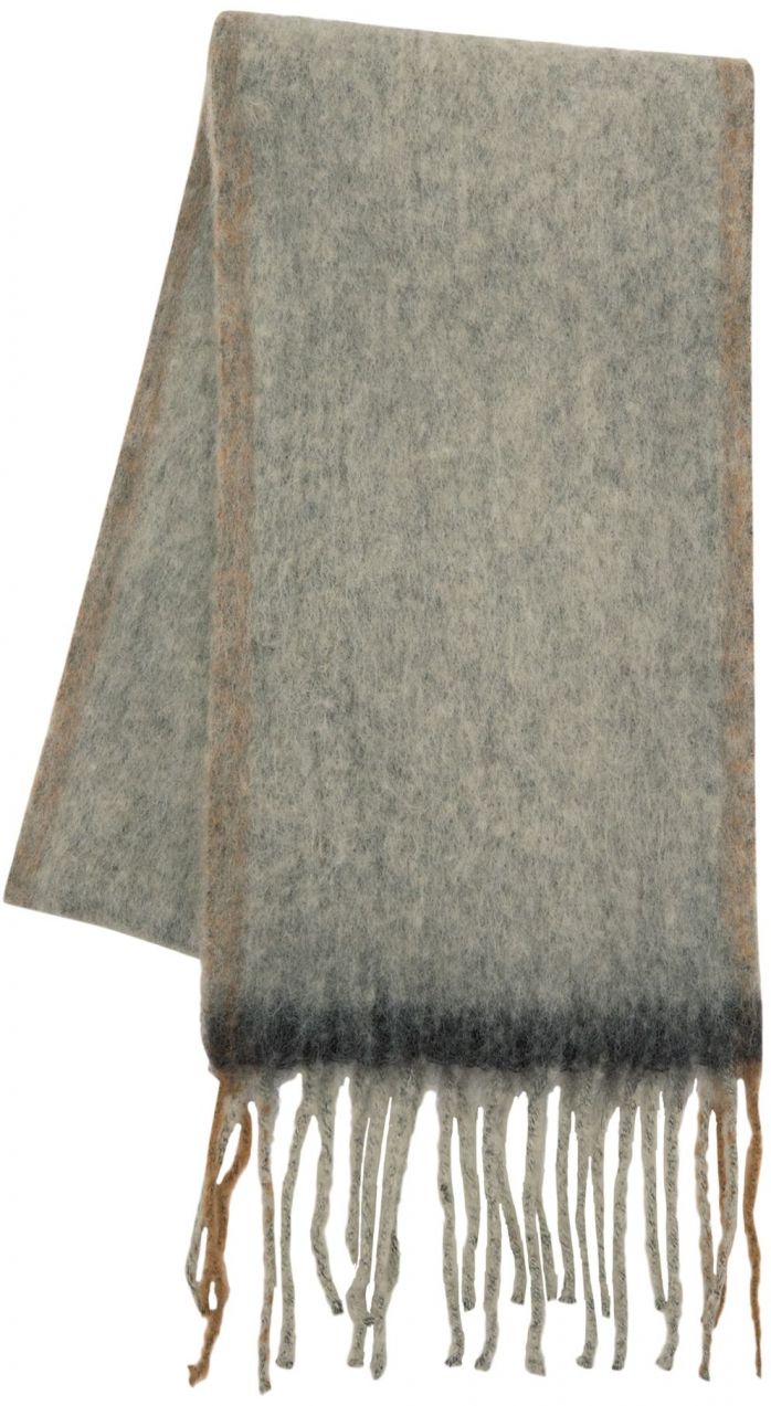 Pull&Bear Oversize šál  svetlohnedá / antracitová / kamenná / tmavosivá