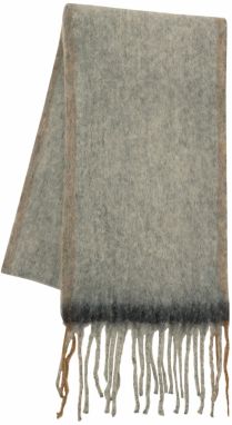 Pull&Bear Oversize šál  svetlohnedá / antracitová / kamenná / tmavosivá