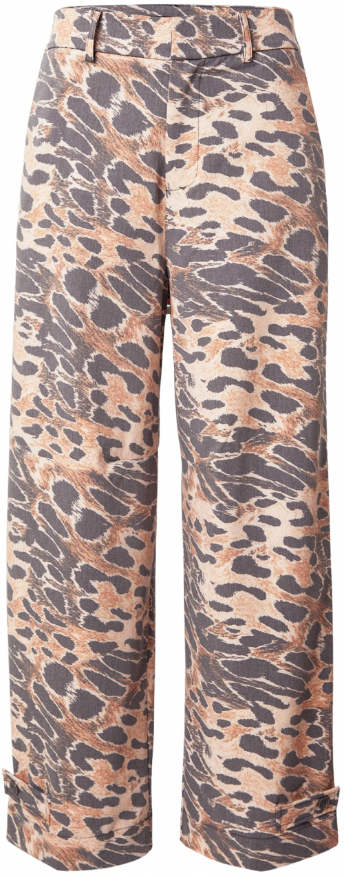 miss goodlife Nohavice 'Fancy'  béžová / hnedá / antracitová