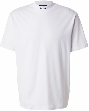 BOSS Tričko  čierna / biela