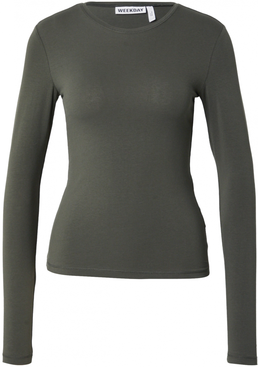 WEEKDAY Tričko  tmavozelená