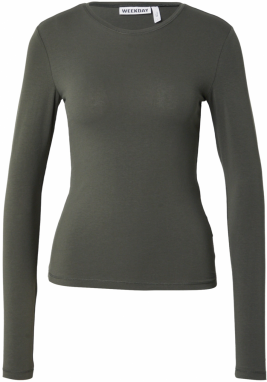 WEEKDAY Tričko  tmavozelená