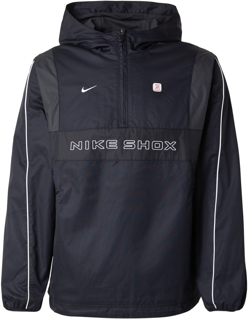 Nike Sportswear Prechodná bunda  tmavosivá / čierna / biela