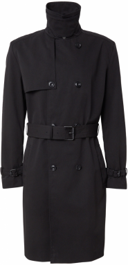 HUGO Prechodný kabát 'Maluks'  čierna