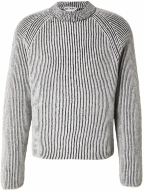 WEEKDAY Sveter  svetlosivá / tmavosivá