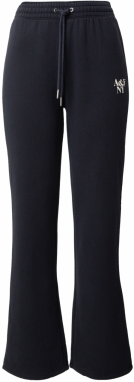 Abercrombie & Fitch Nohavice  čierna / biela