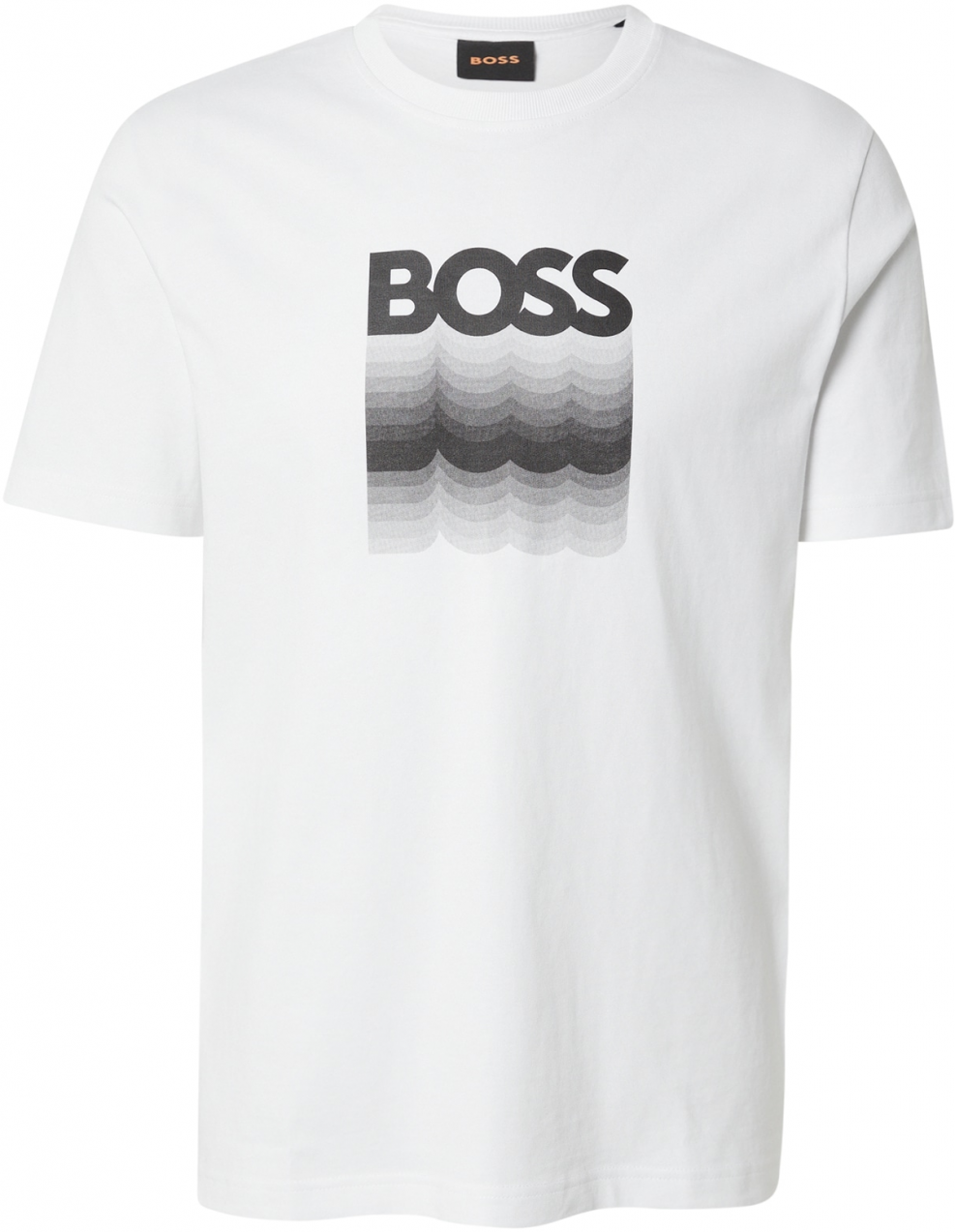 BOSS Tričko 'Insignia'  sivá / tmavosivá / čierna / biela