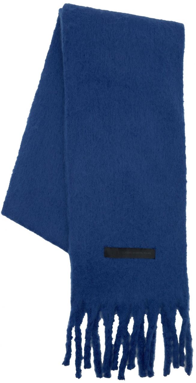 Pull&Bear Šál 'LISA'  modrá / čierna