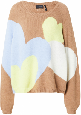 Elias Rumelis Sveter 'Aleen'  farba ťavej srsti / svetlomodrá / svetložltá / biela ako vlna