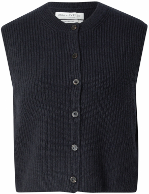 Marc O'Polo Pletená vesta  námornícka modrá