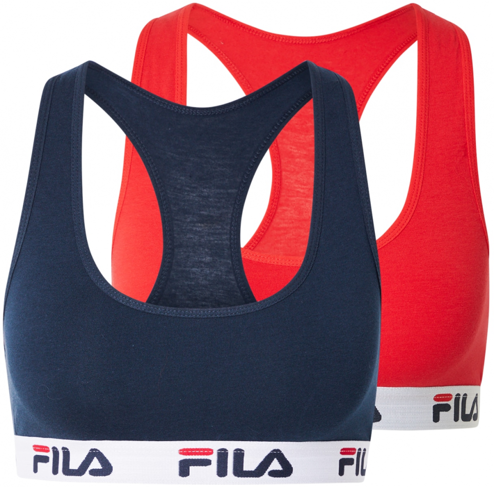 FILA Podprsenka  tmavomodrá / červená / čierna / biela