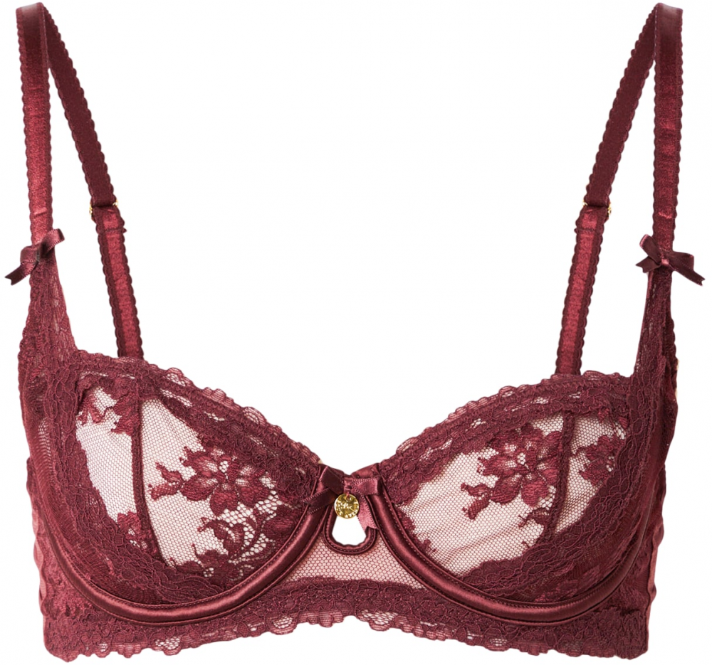 Boux Avenue Podprsenka 'CARISSA'  tmavočervená