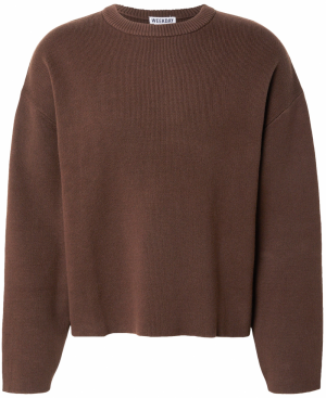 WEEKDAY Sveter  tmavohnedá