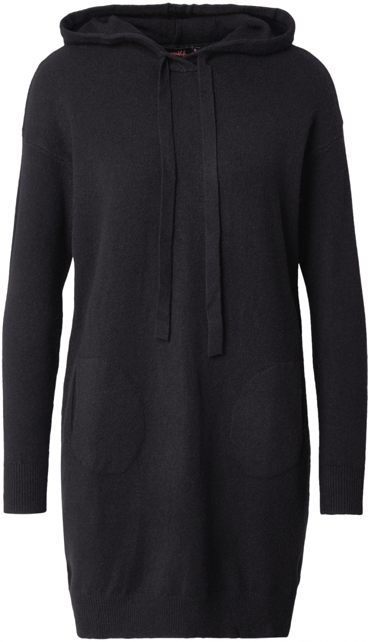 miss goodlife Pletené šaty  čierna