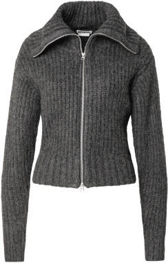 WEEKDAY Kardigán  sivá melírovaná