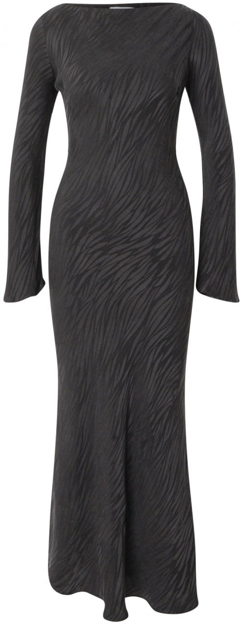 TOPSHOP Šaty 'DELILAH'  antracitová / čierna