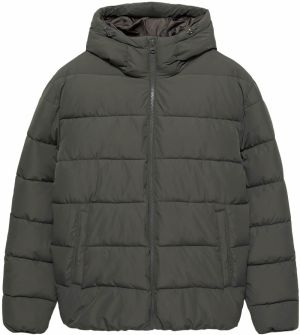 Pull&Bear Prechodná bunda  tmavosivá