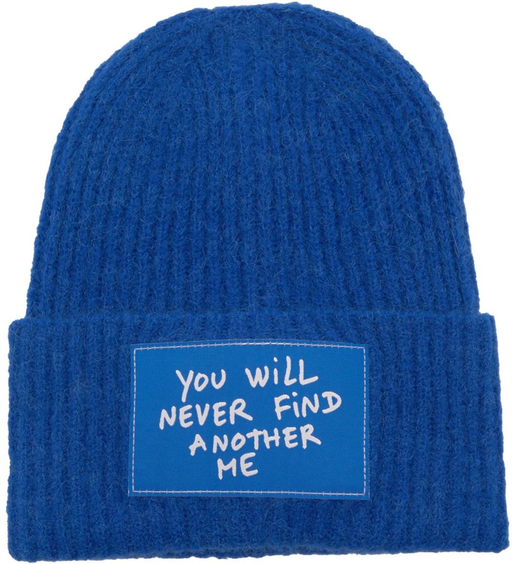 Pull&Bear Čiapky  modrá / biela