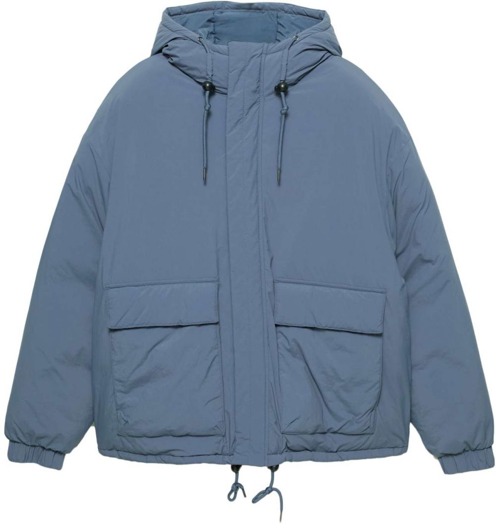 Pull&Bear Zimná bunda  zafírová